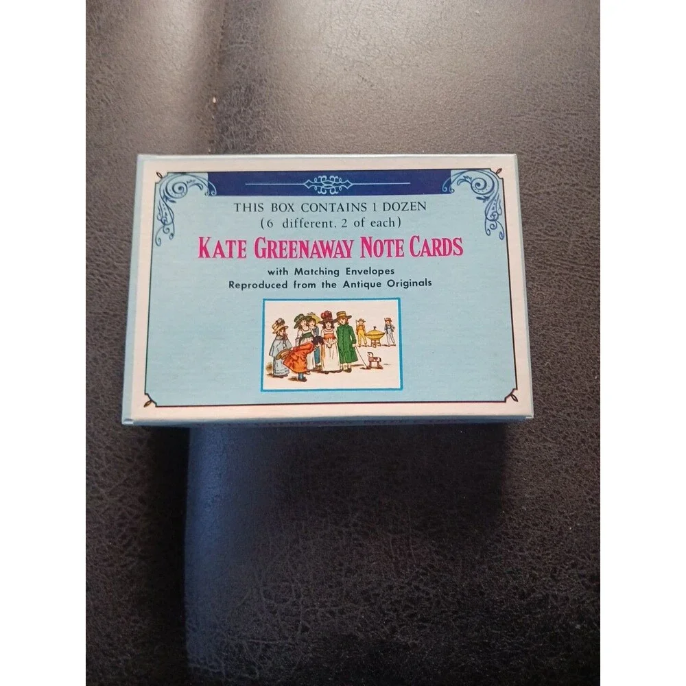 Kate Greenaway Note Cards 6 With Envelopes